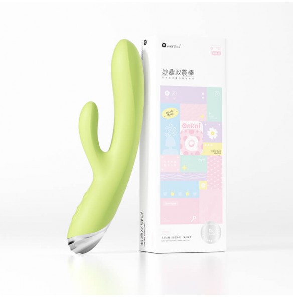 MizzZee - MiaoQu Dual Pleasure Vibrator (Chargeable - Green) MizzZee - MiaoQu Dual Pleasure Vibrator (Chargeable - Green)